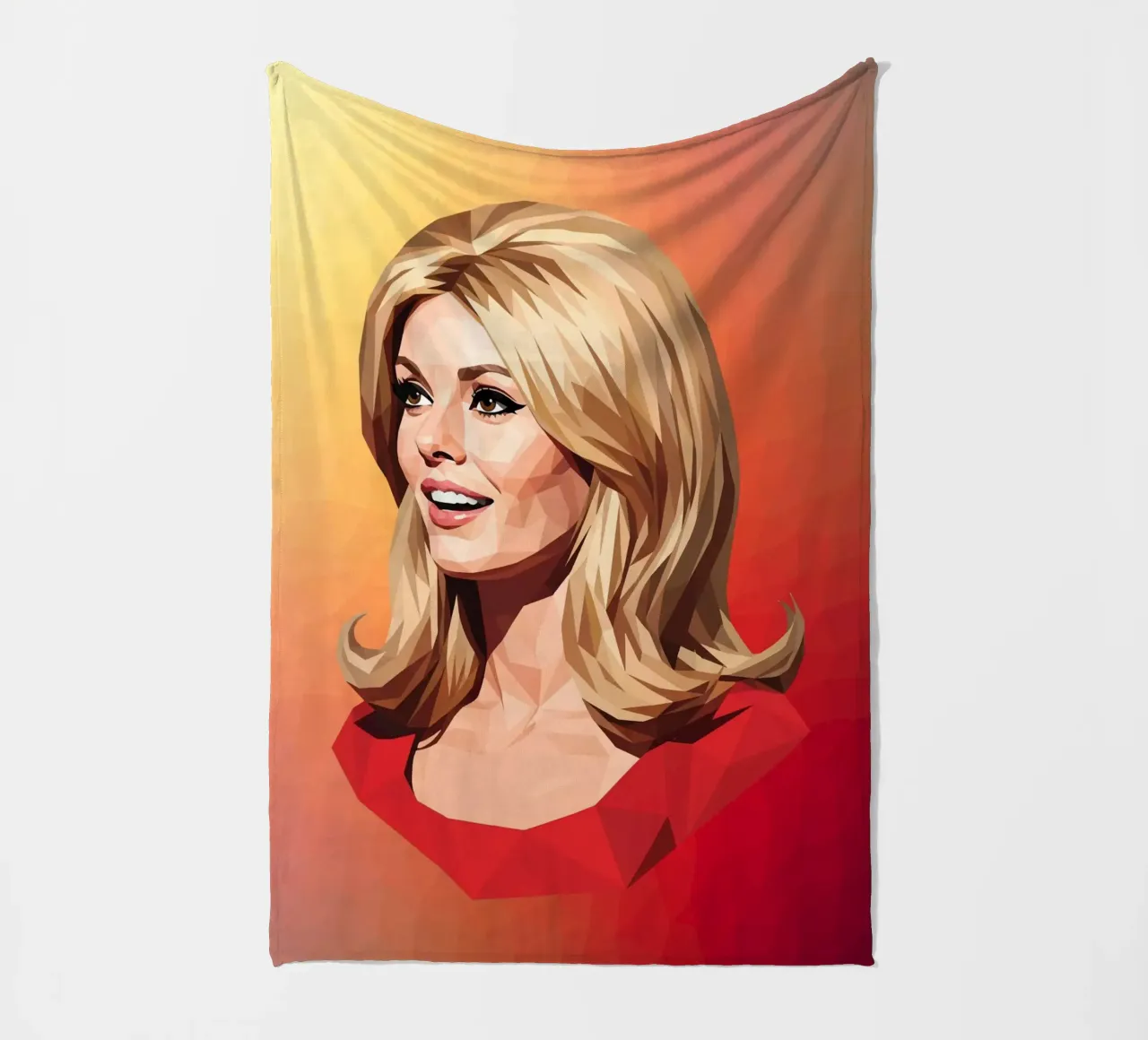 Sharon Tate Lowpoly coperta in pile da Low Profile