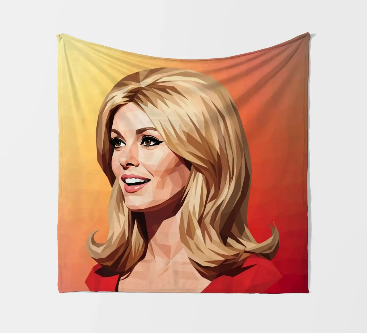 Sharon Tate Lowpoly coperta in pile da Low Profile