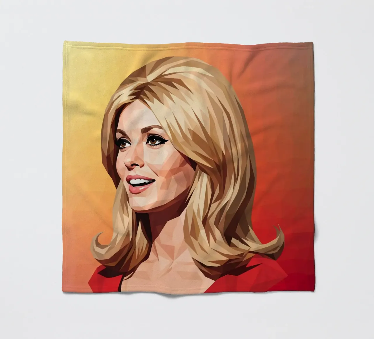Sharon Tate Lowpoly coperta in pile da Low Profile