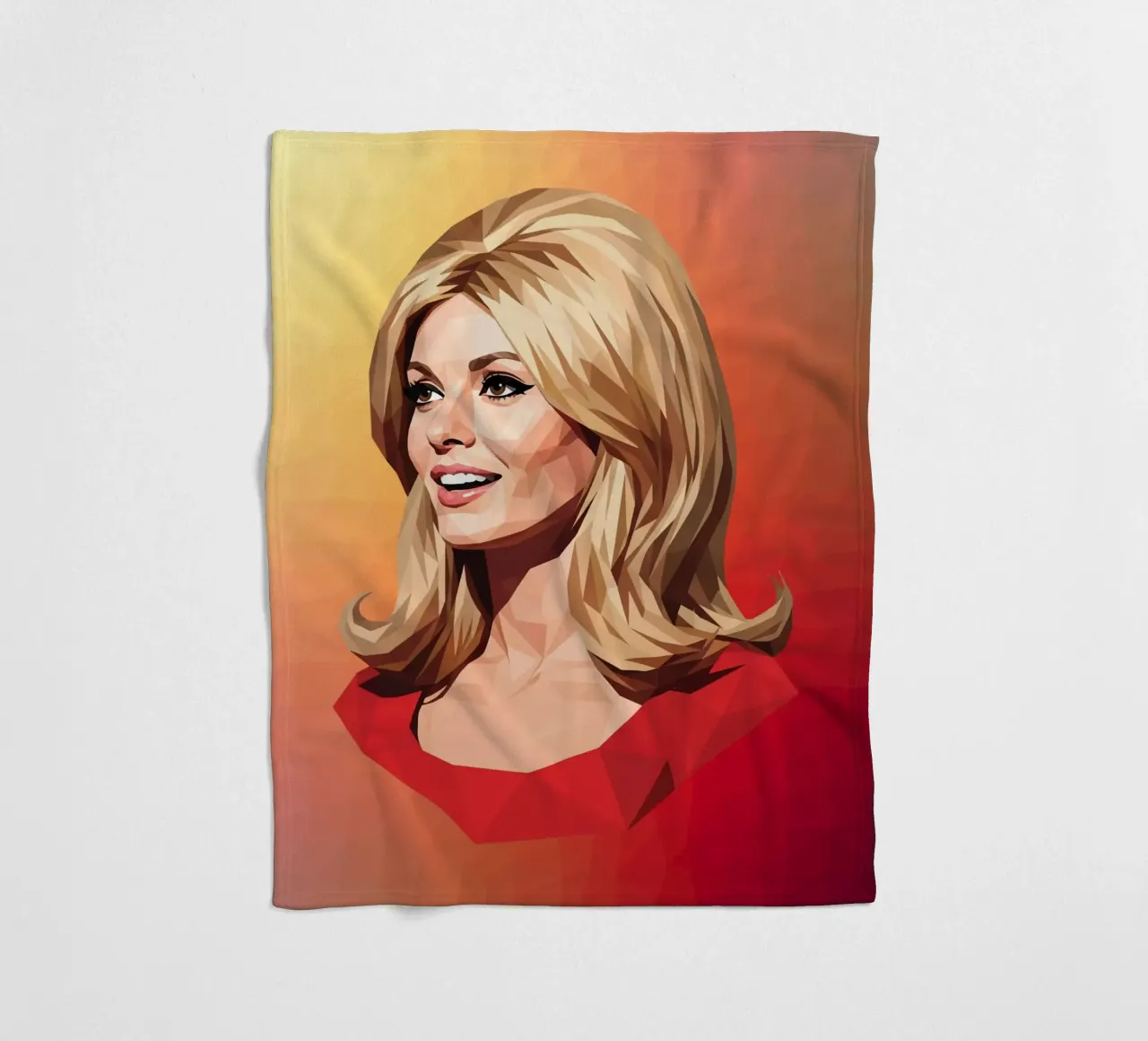 Sharon Tate Lowpoly coperta in pile da Low Profile