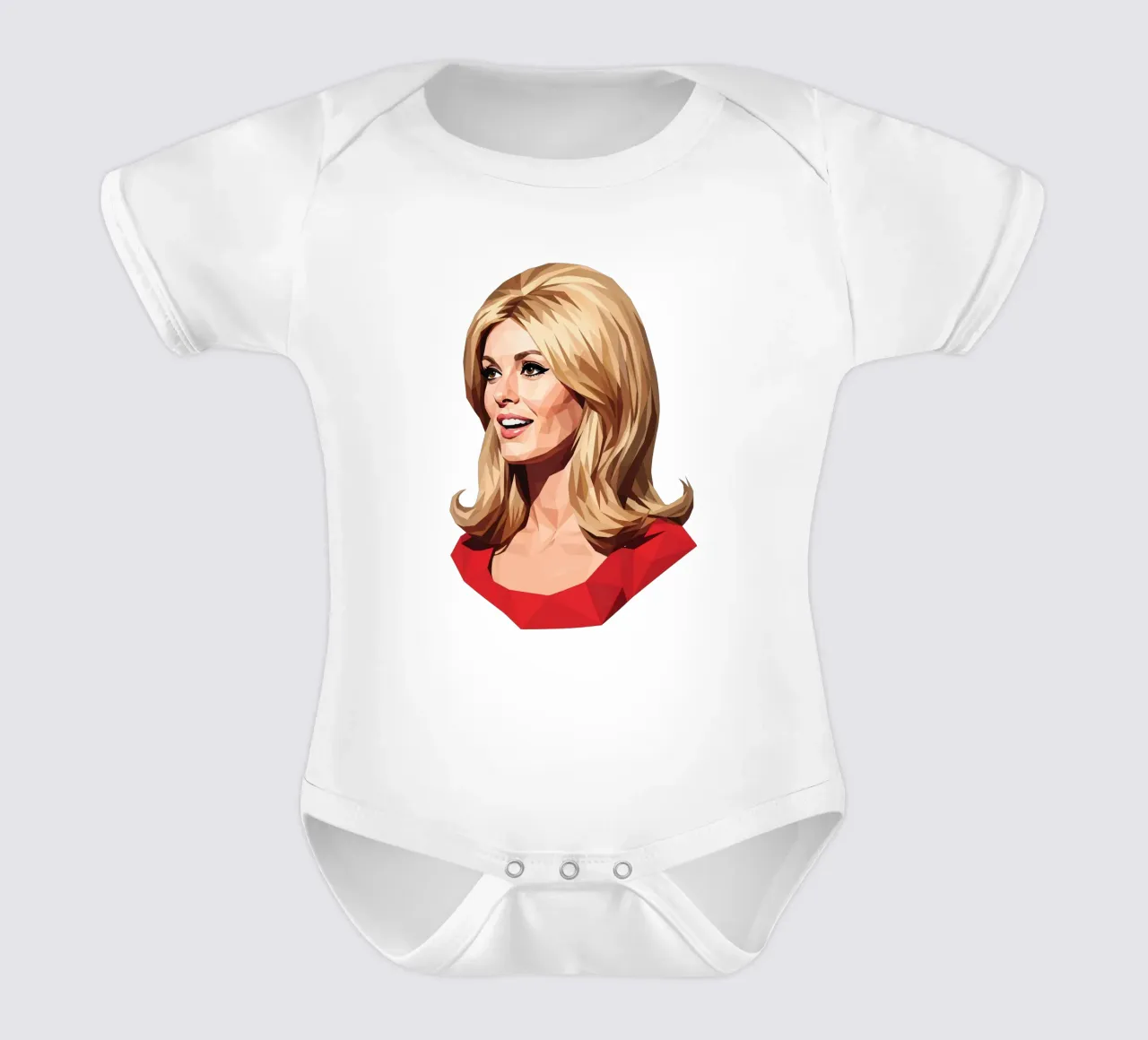 Sharon Tate Lowpoly body neonato maniche corte da Low Profile