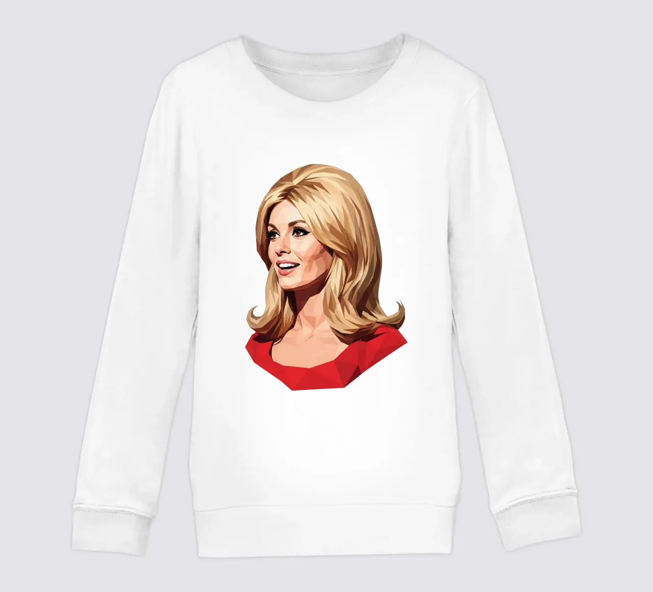 Sharon Tate Lowpoly felpa bambino da Low Profile
