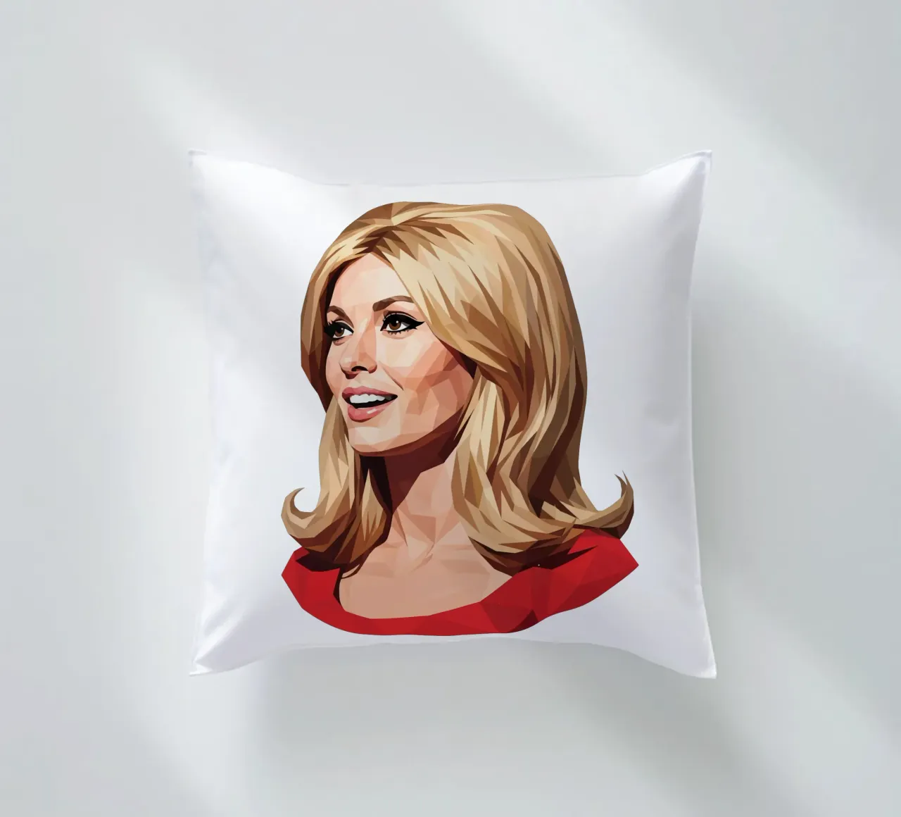 Sharon Tate Lowpoly cuscino da Low Profile