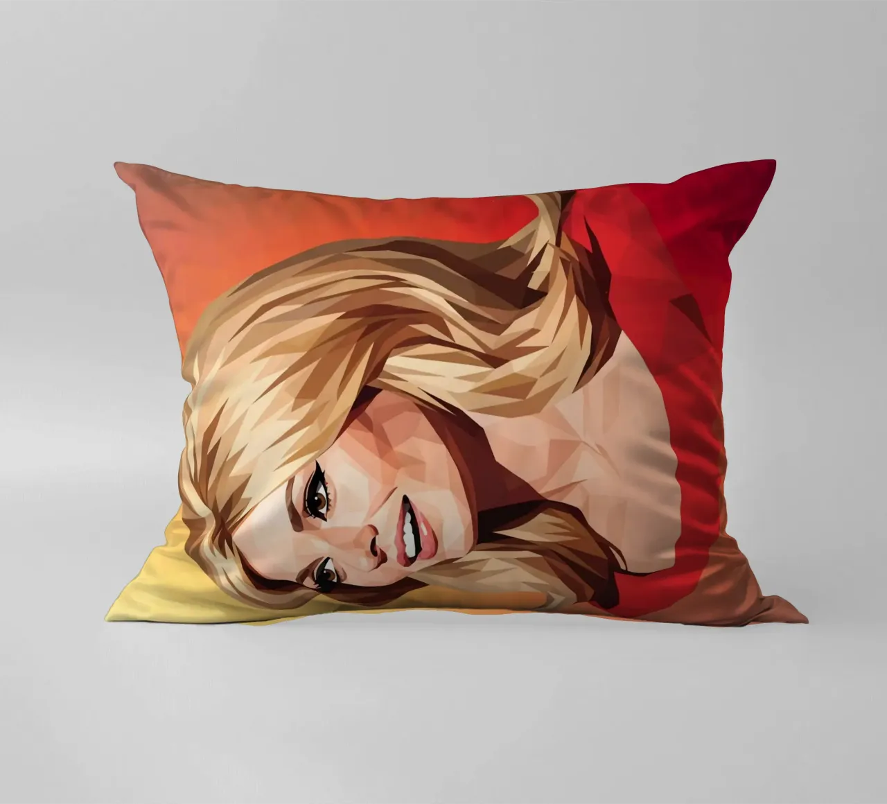Sharon Tate Lowpoly cuscino da Low Profile