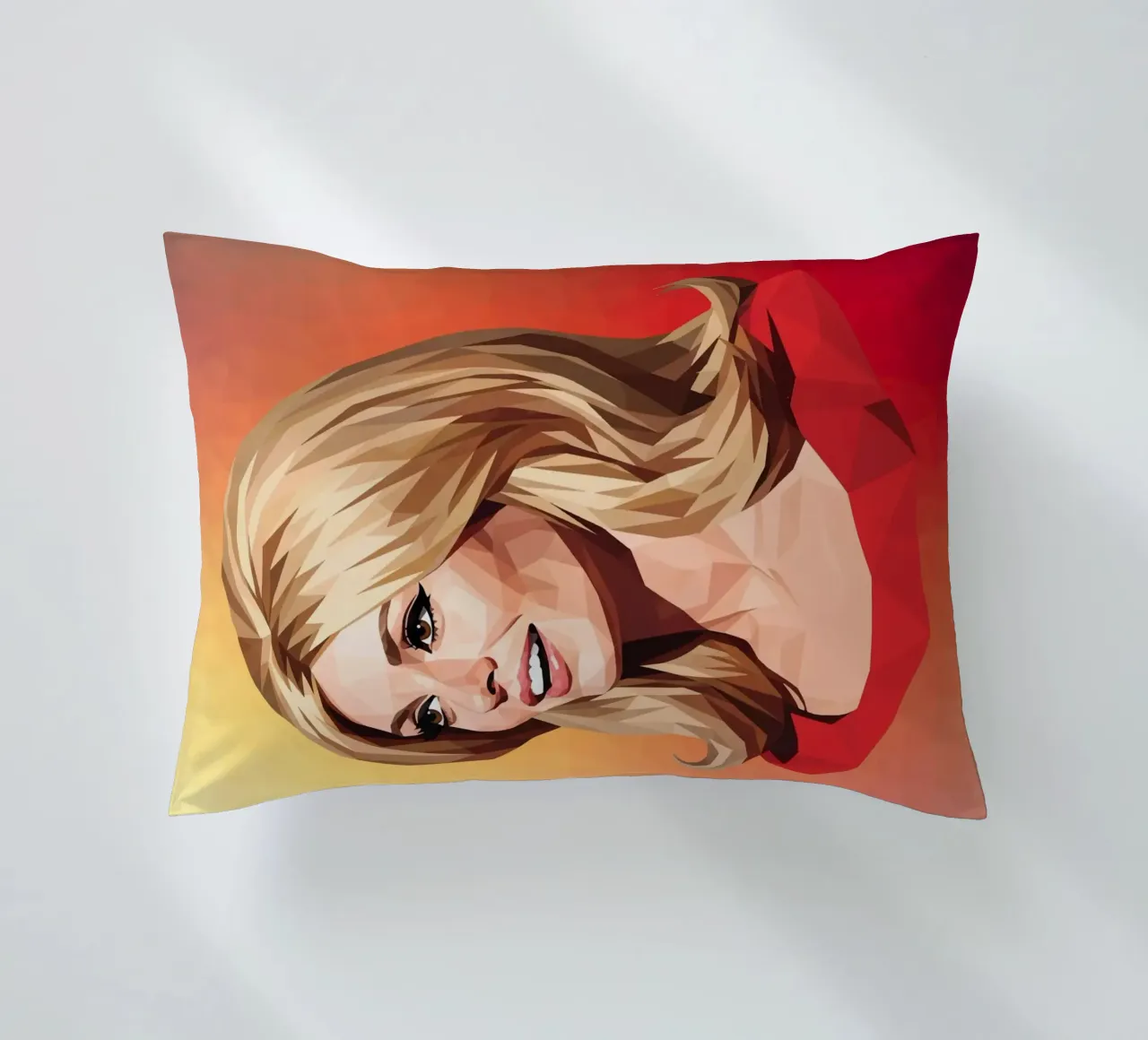 Sharon Tate Lowpoly cuscino da Low Profile