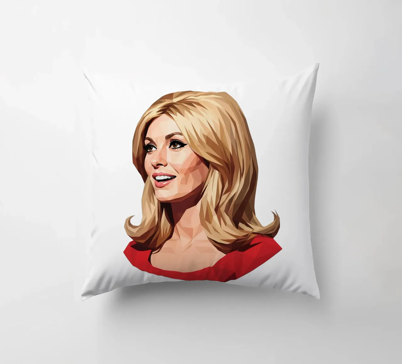Sharon Tate Lowpoly cuscino da Low Profile