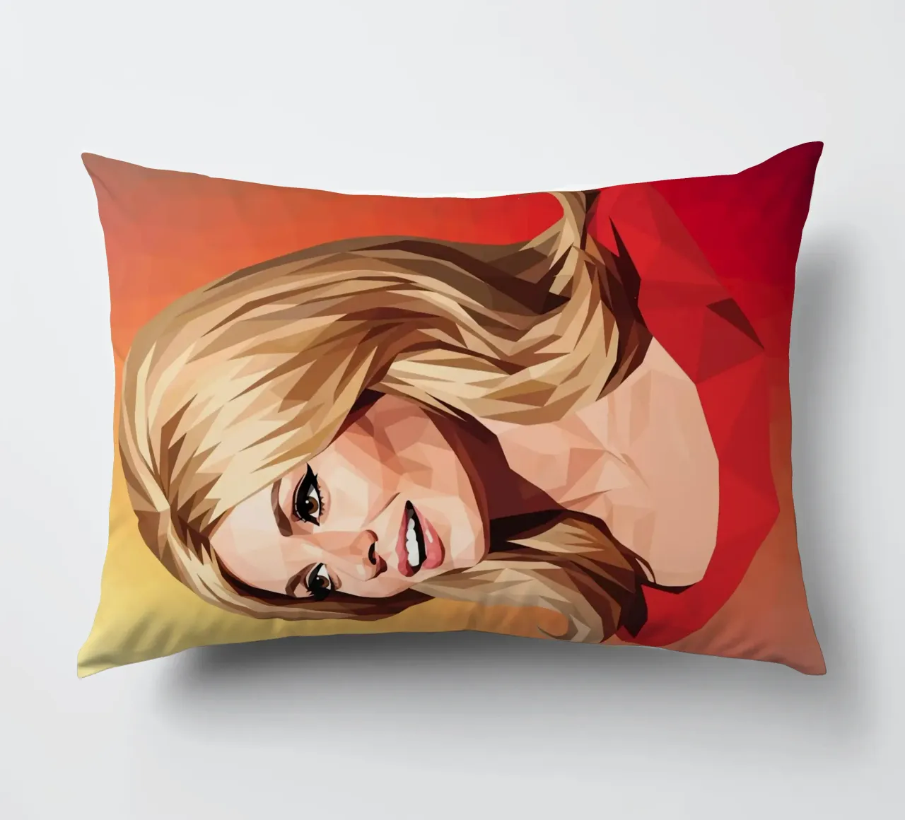 Sharon Tate Lowpoly cuscino da Low Profile
