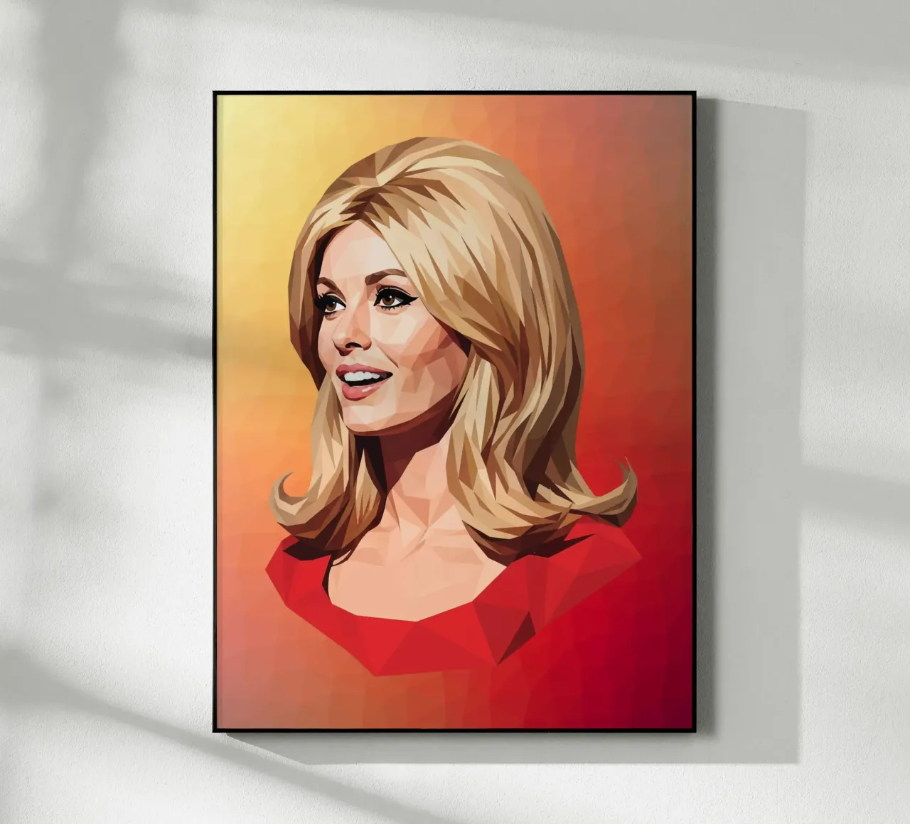 Sharon Tate Lowpoly plexiglass da Low Profile