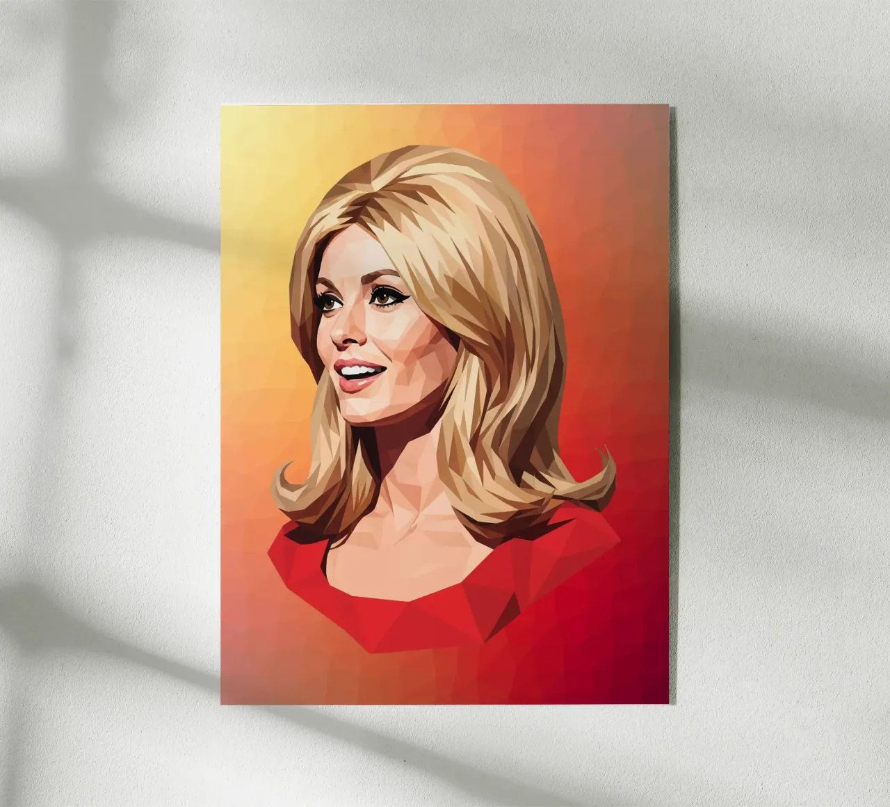 Sharon Tate Lowpoly plexiglass da Low Profile