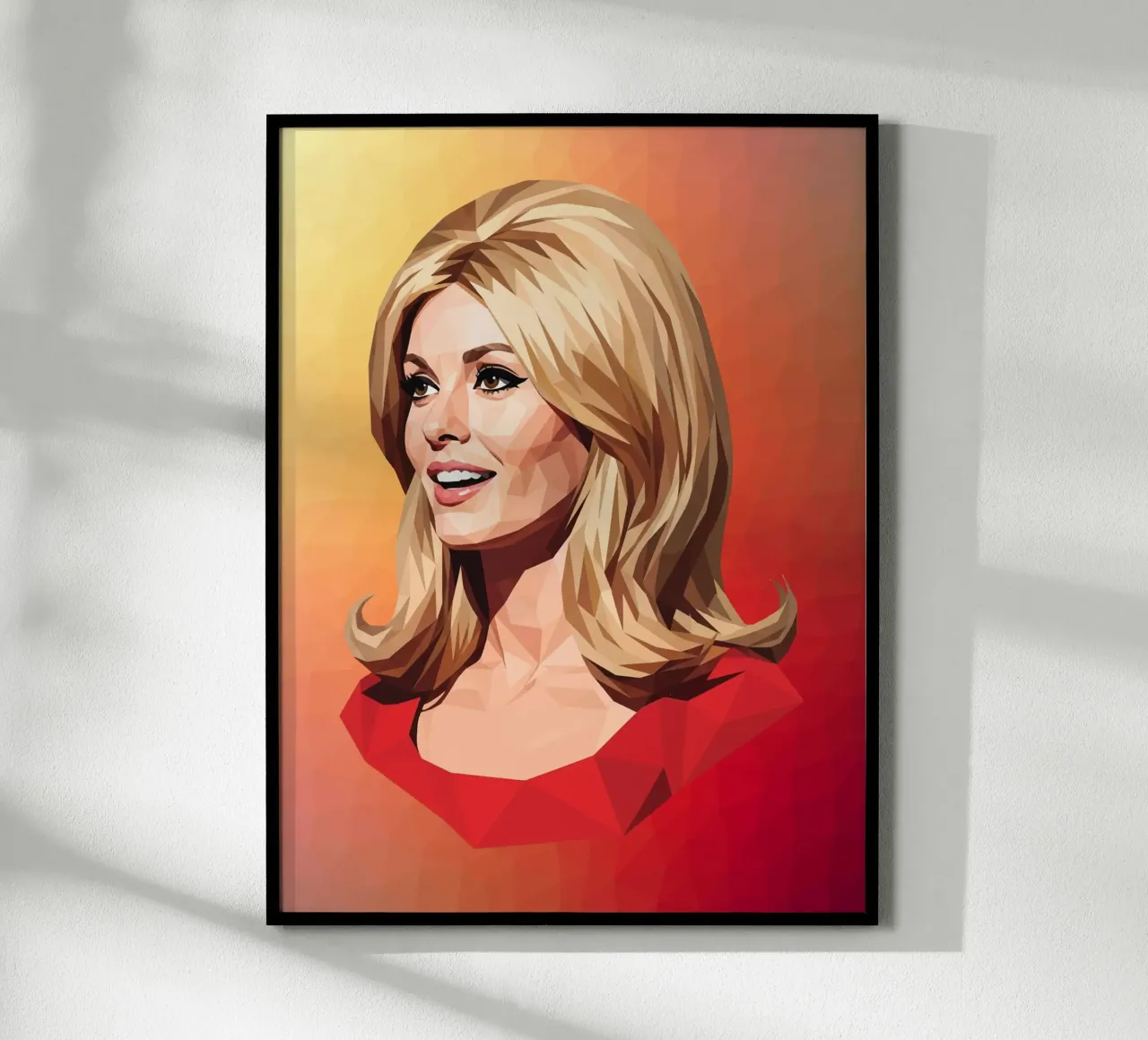 Sharon Tate Lowpoly carta hahnemühle da Low Profile