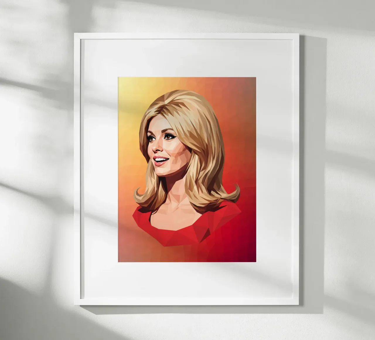 Sharon Tate Lowpoly carta hahnemühle da Low Profile