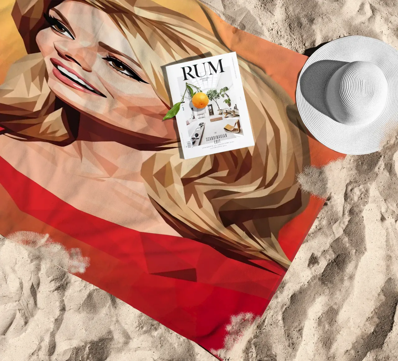Sharon Tate Lowpoly telo mare da Low Profile