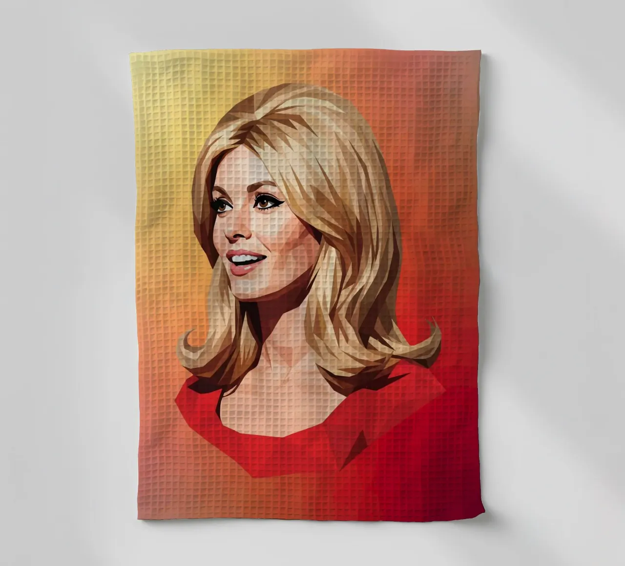 Sharon Tate Lowpoly canovaccio da cucina da Low Profile