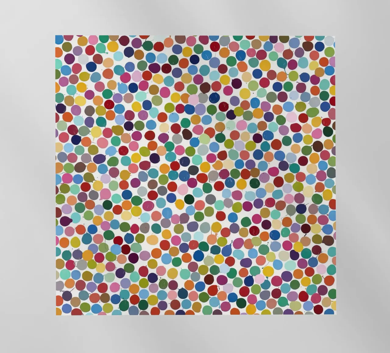 Damien HIrst Dot Color 1 pellicola backlit da Palletolate