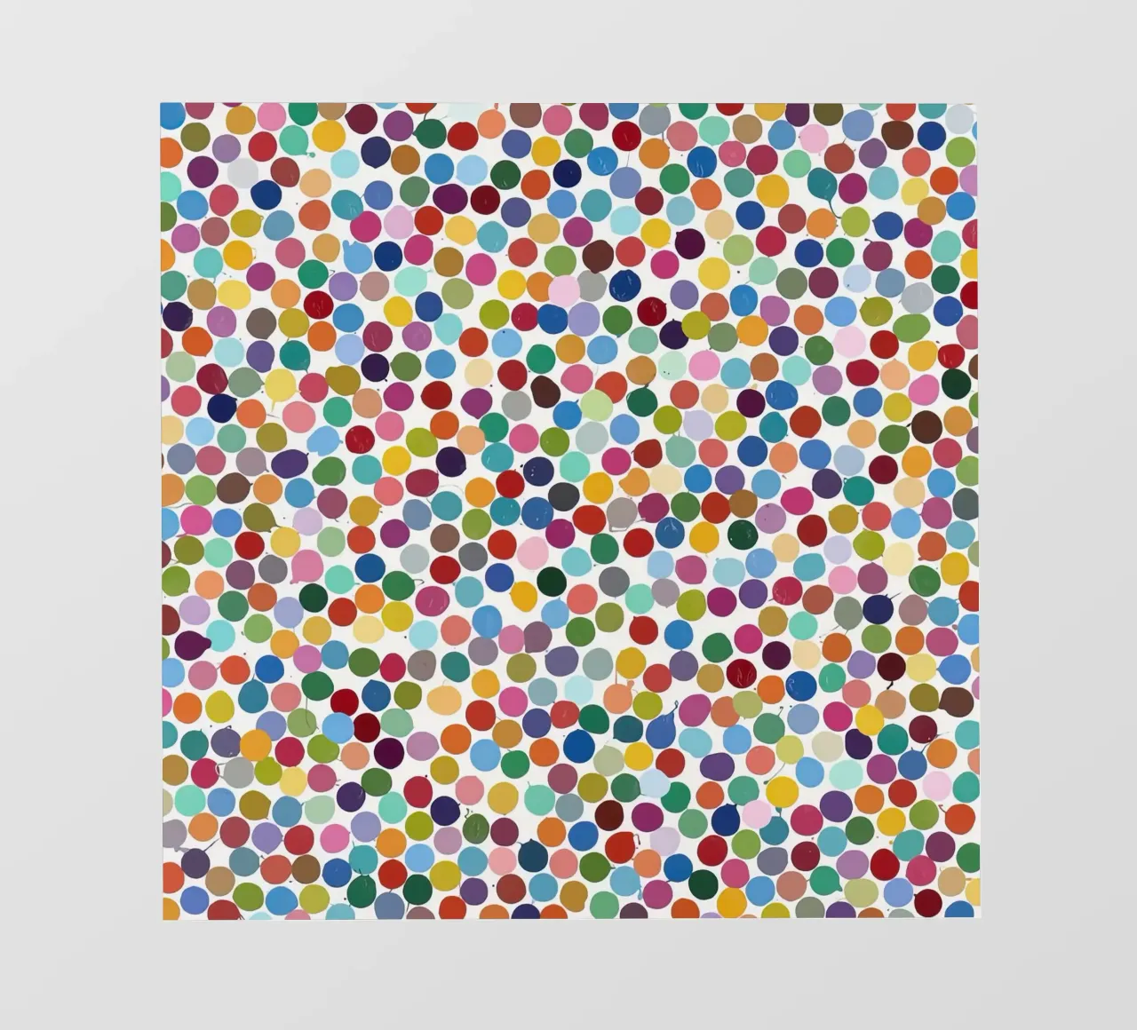 Damien HIrst Dot Color 1 pellicola backlit da Palletolate