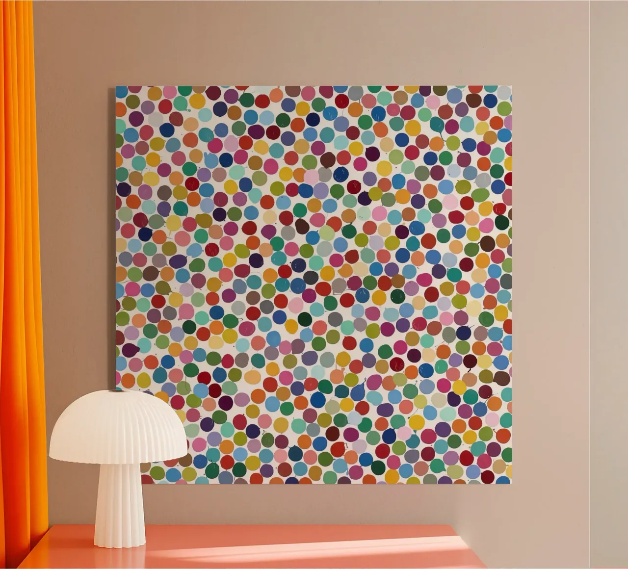 Damien HIrst Dot Color 1 plexiglass da Palletolate