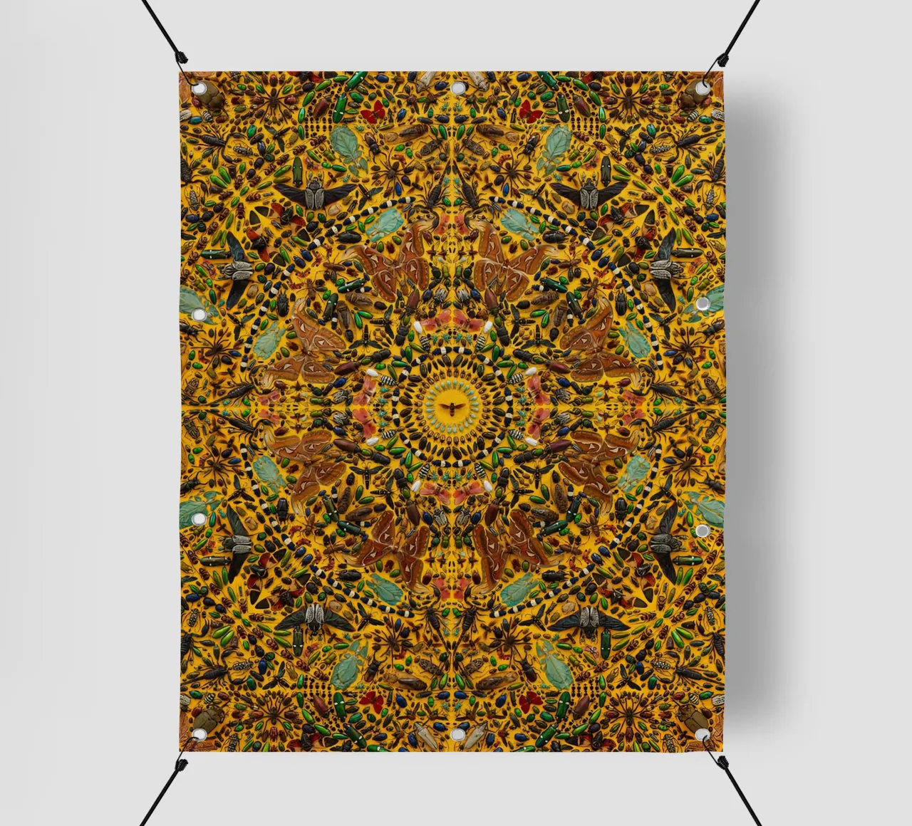 Damien HIrst Dot Color 2 telo in pvc da Palletolate