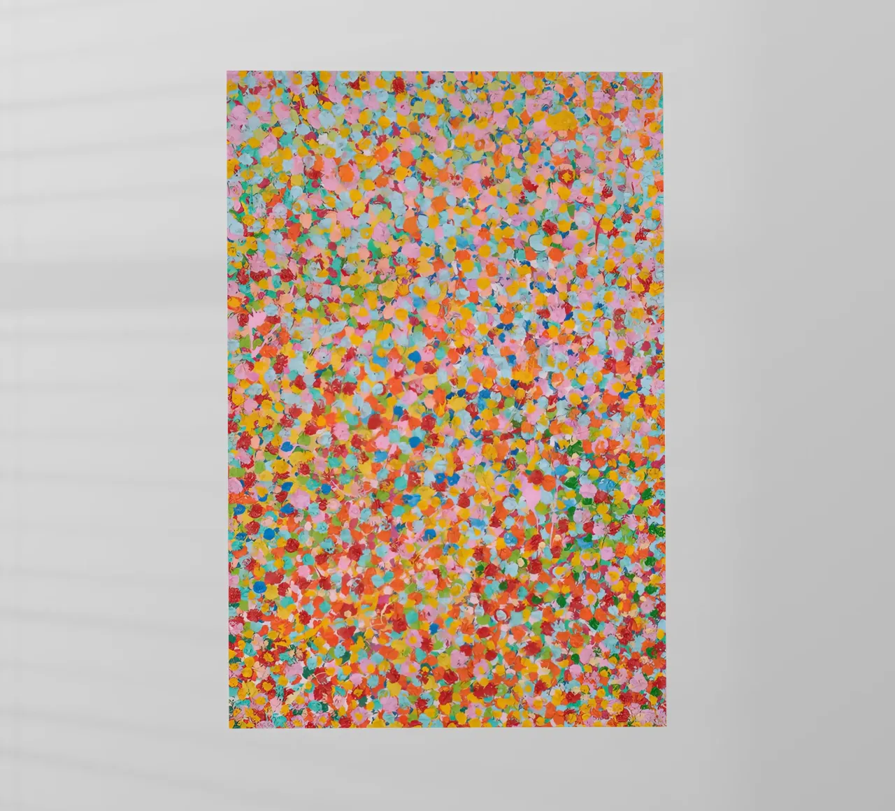 Damien HIrst Dot Color 5 pellicola backlit da Palletolate