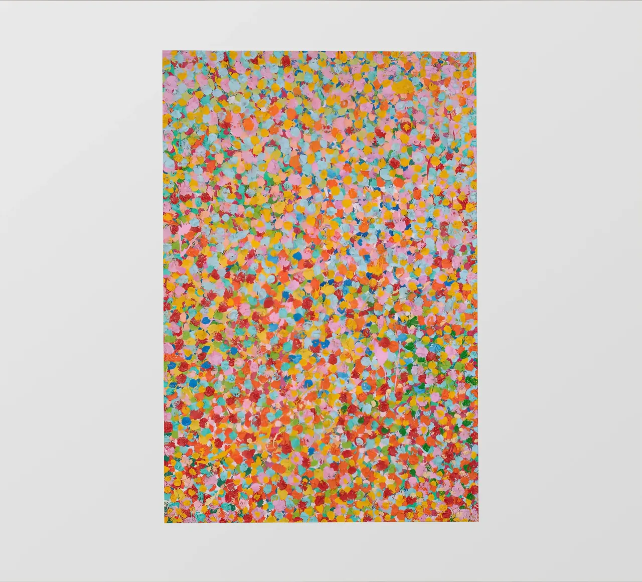 Damien HIrst Dot Color 5 telo in pvc da Palletolate