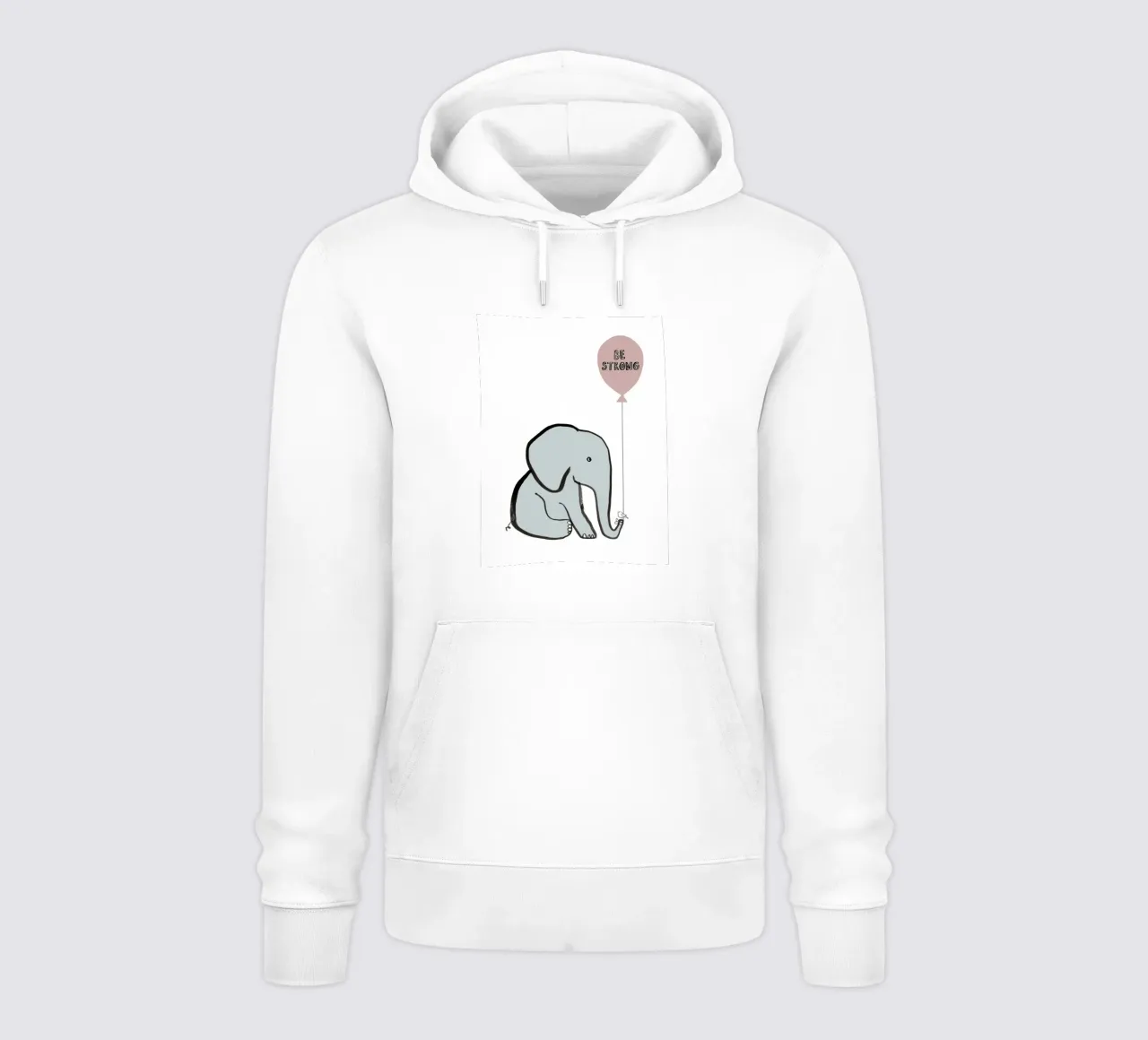 Be Strong Elephant felpa con cappuccio da estelle bard