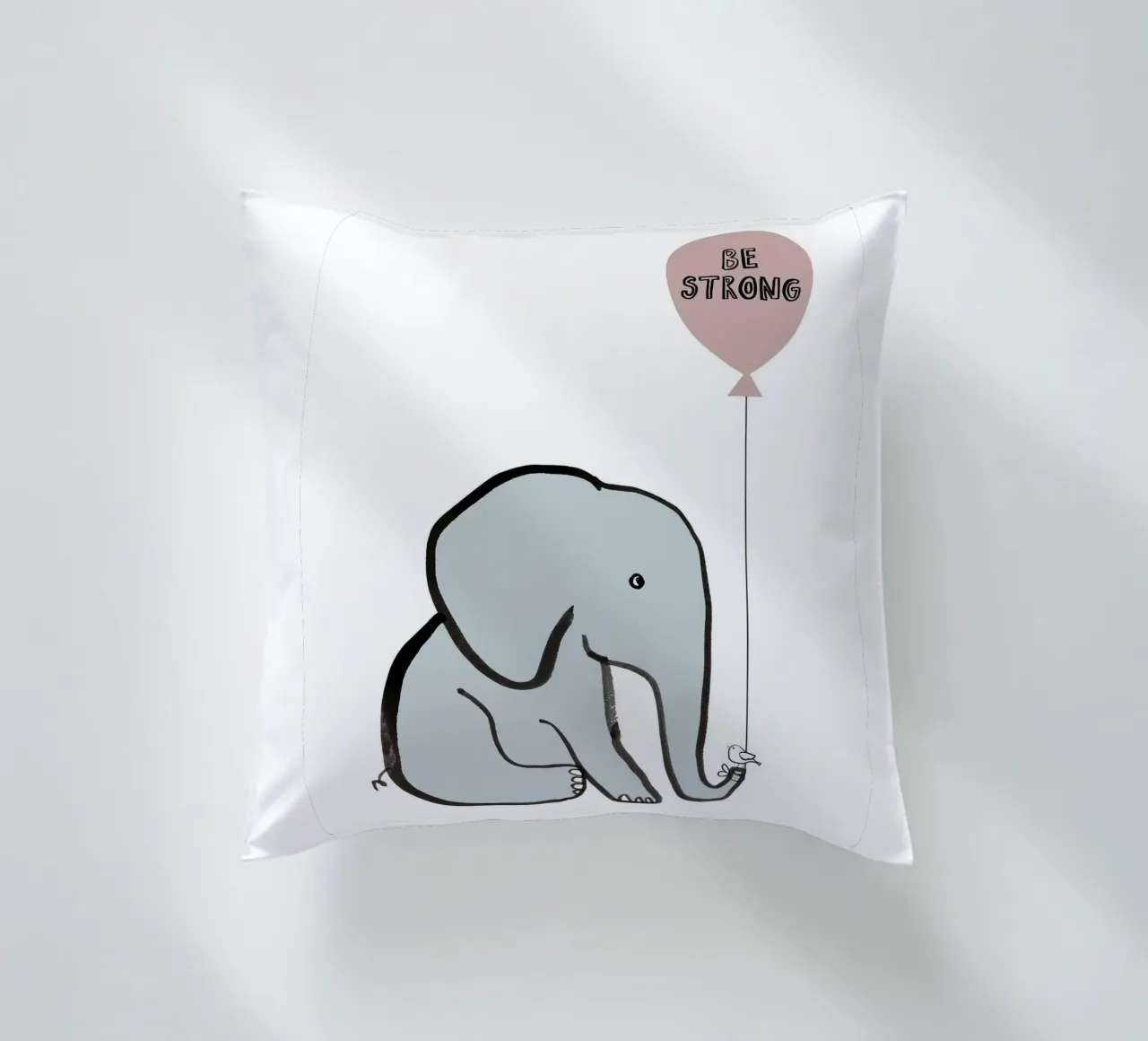 Be Strong Elephant cuscino da estelle bard