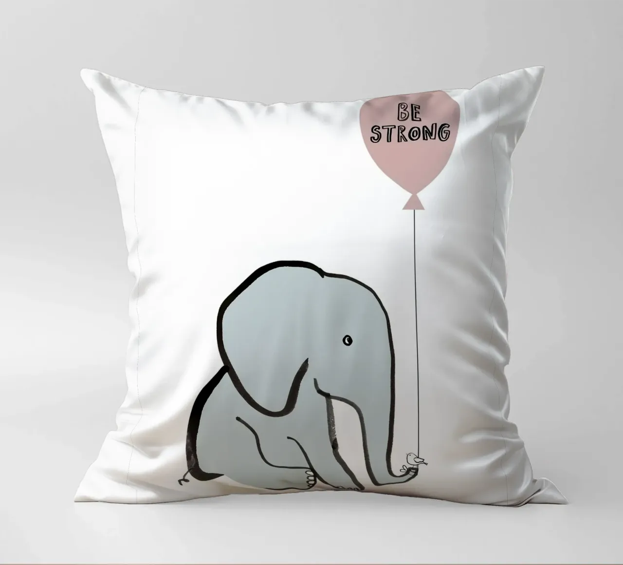 Be Strong Elephant cuscino da estelle bard