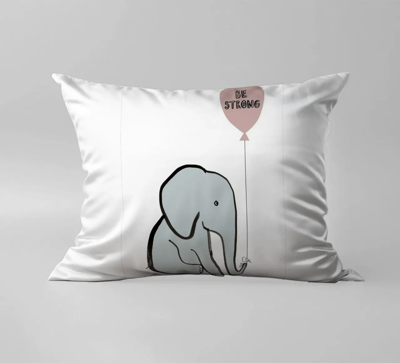 Be Strong Elephant cuscino da estelle bard