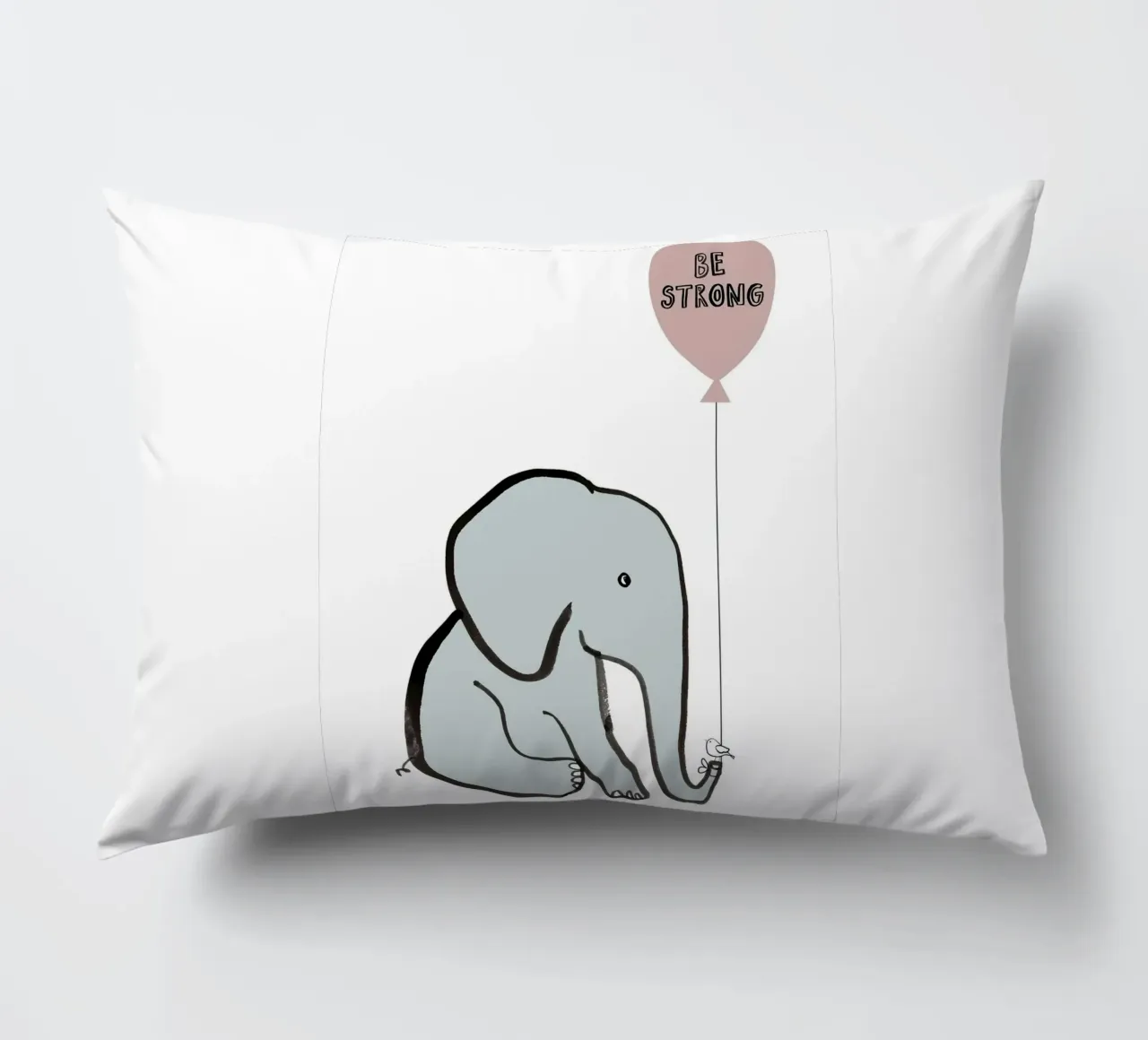 Be Strong Elephant cuscino da estelle bard