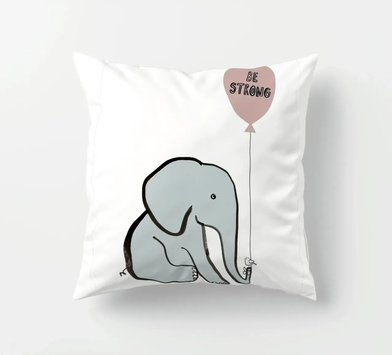 Be Strong Elephant cuscino da estelle bard