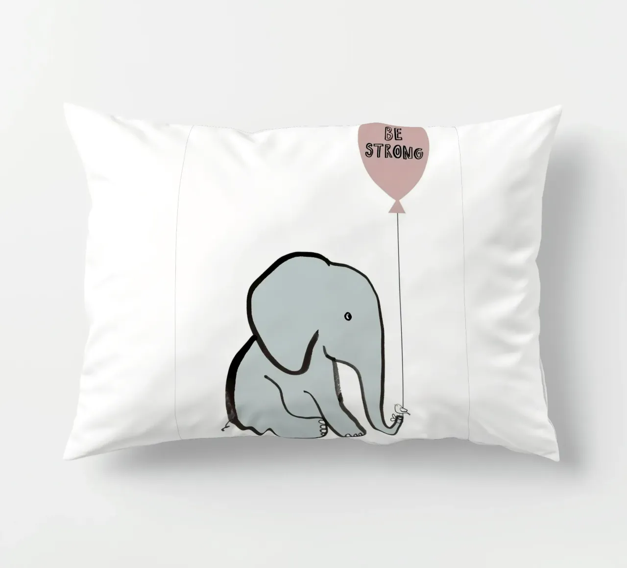 Be Strong Elephant cuscino da estelle bard