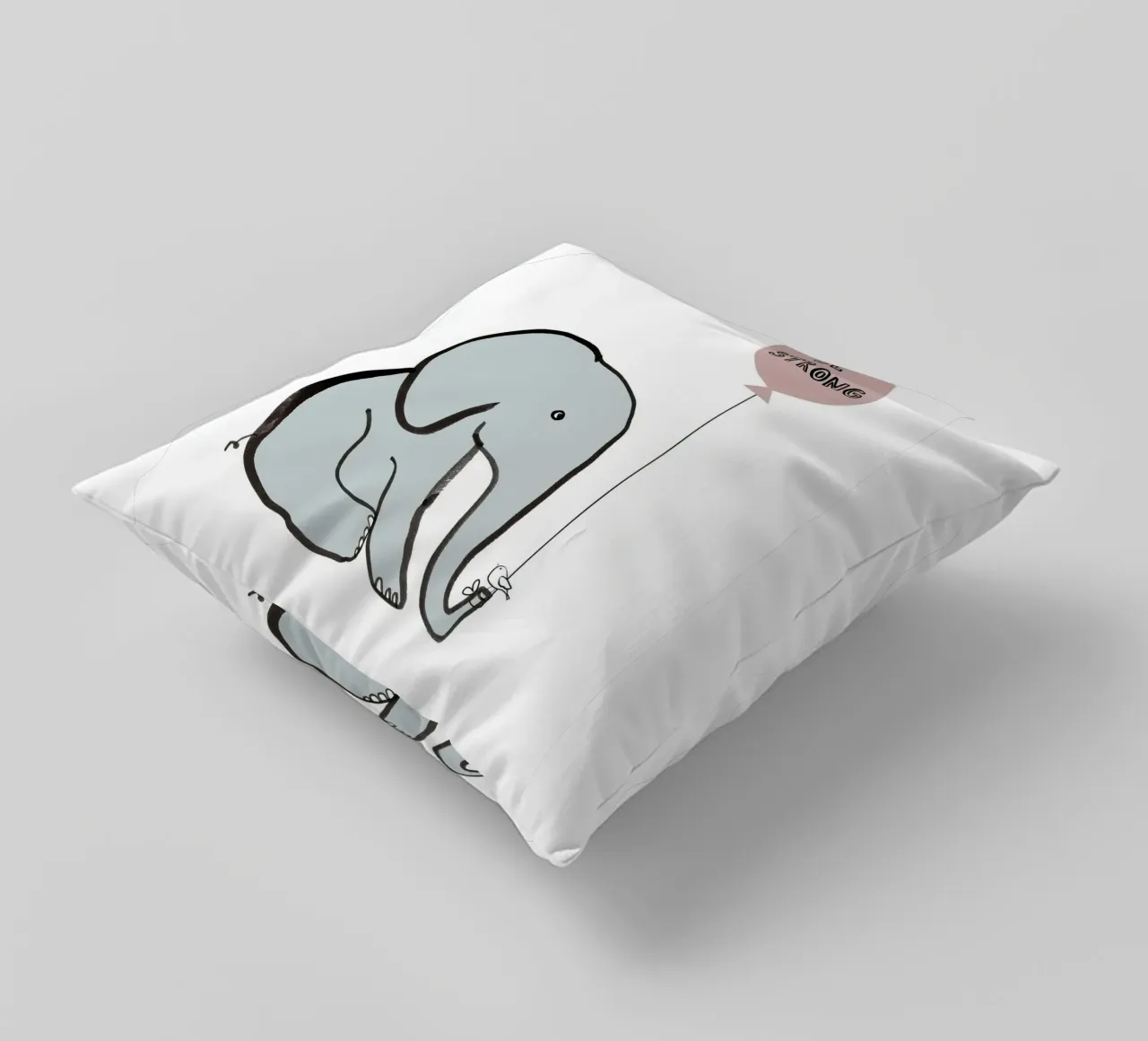 Be Strong Elephant cuscino da estelle bard
