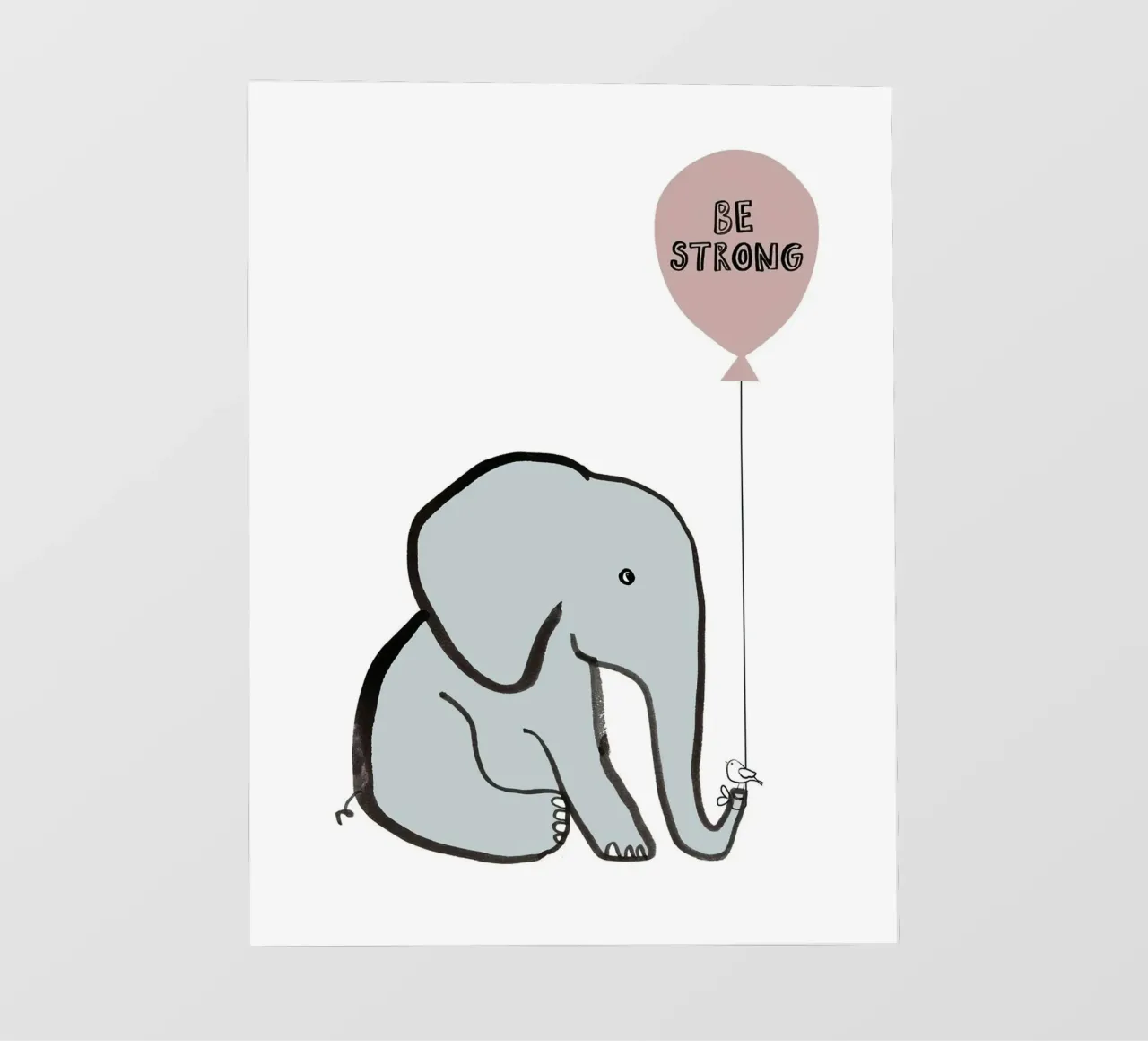 Be Strong Elephant telo in pvc da estelle bard