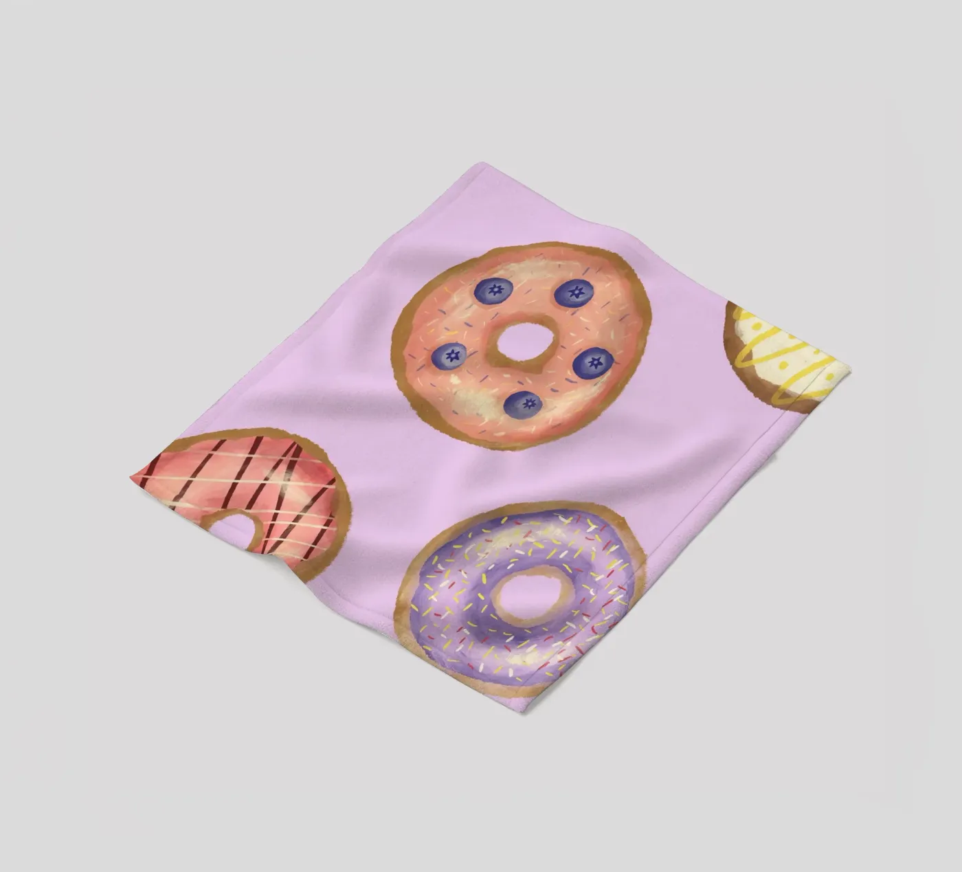 Donuts Fleecedecke von Studio Dolci