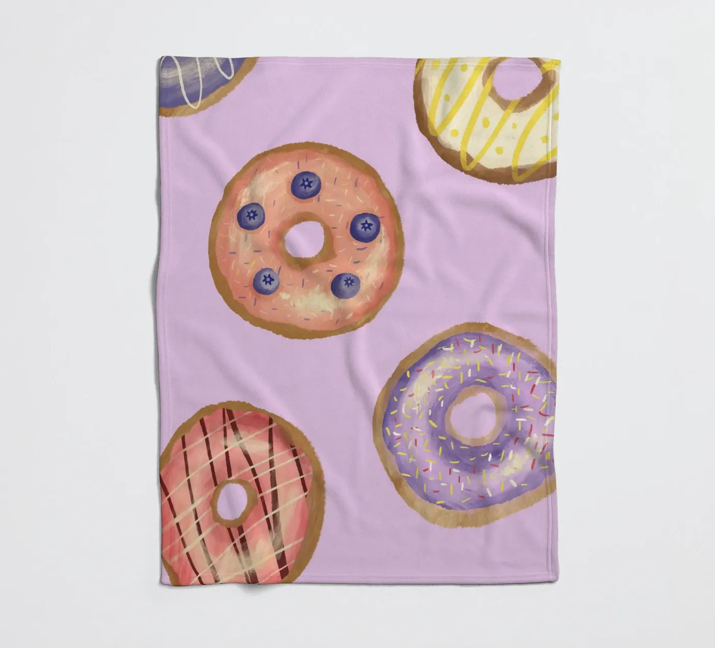 Donuts Fleecedecke von Studio Dolci