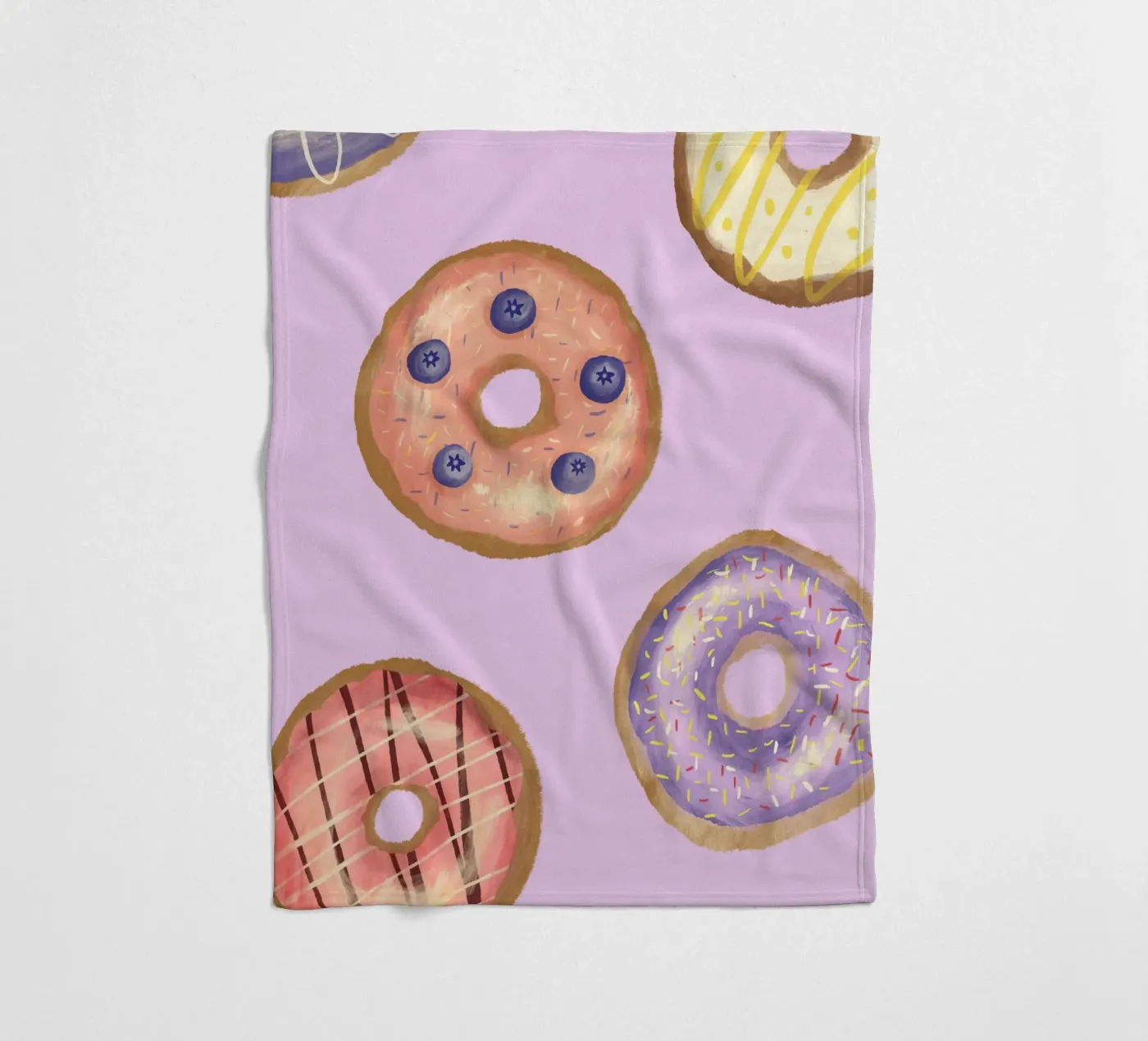 Donuts Fleecedecke von Studio Dolci