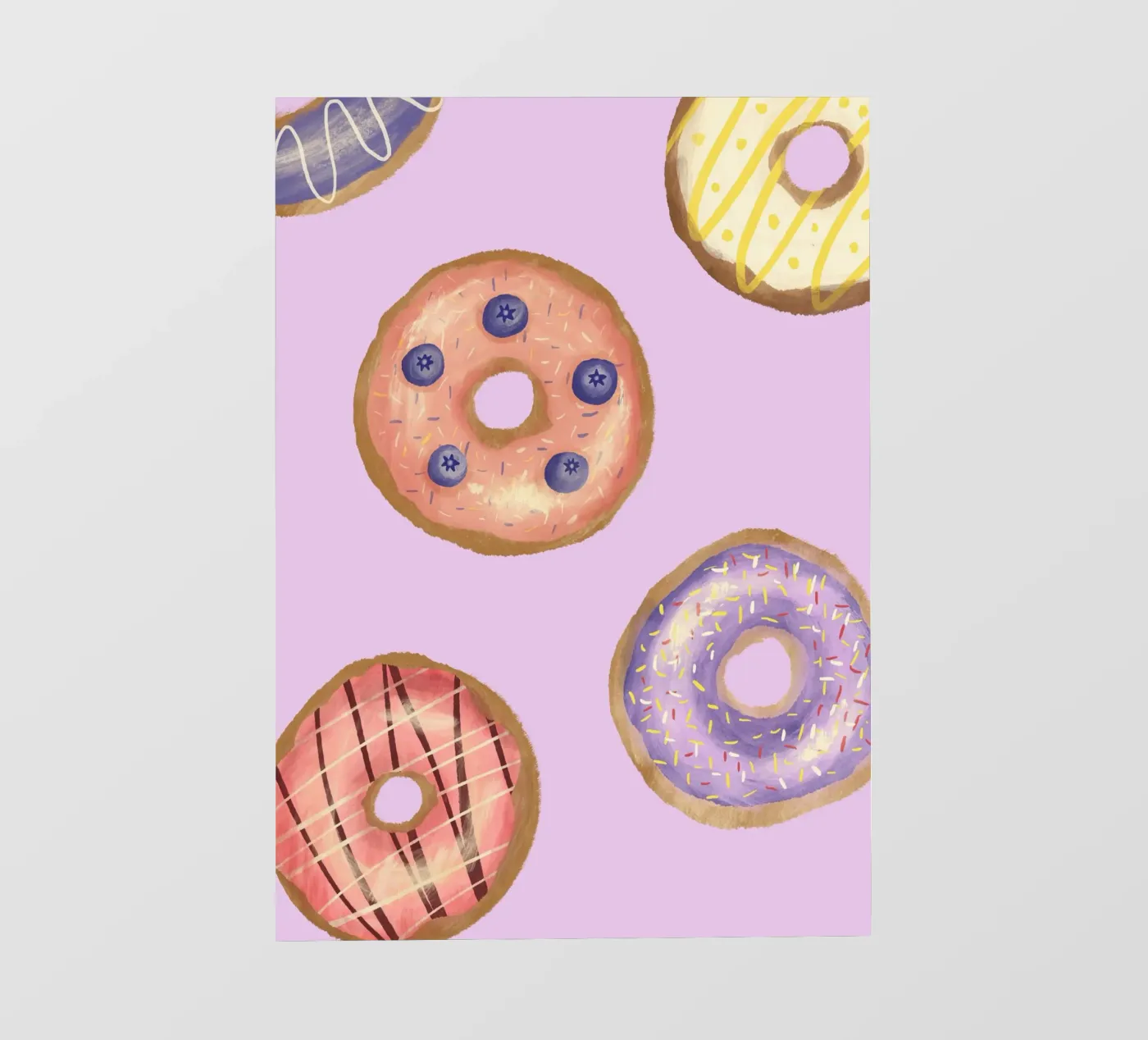 Donuts fotobehang van Studio Dolci