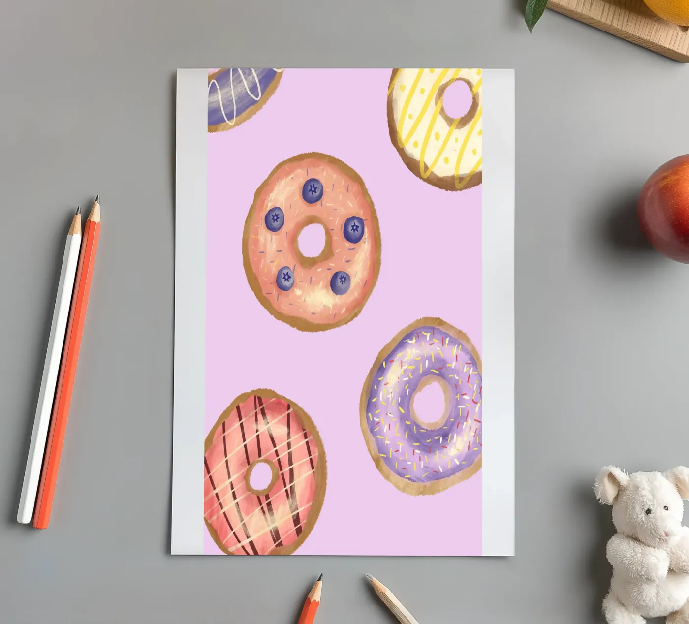 Donuts sticker sheet by Studio Dolci