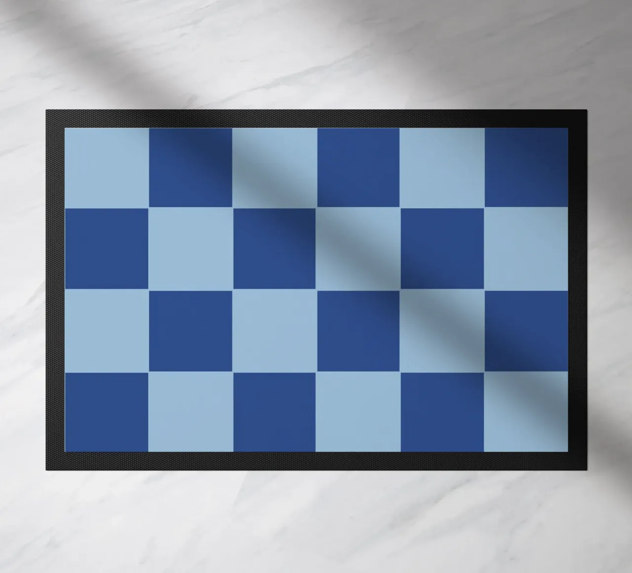 Blue bold eclectic checks zerbino da TijanaArtStudio88