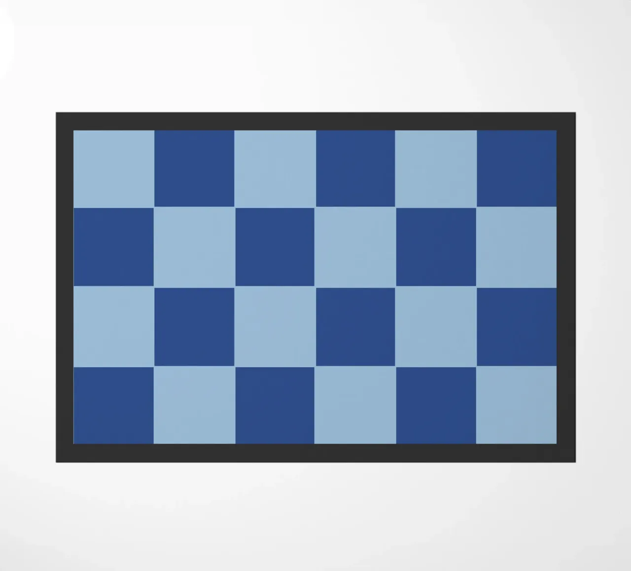 Blue bold eclectic checks zerbino da TijanaArtStudio88