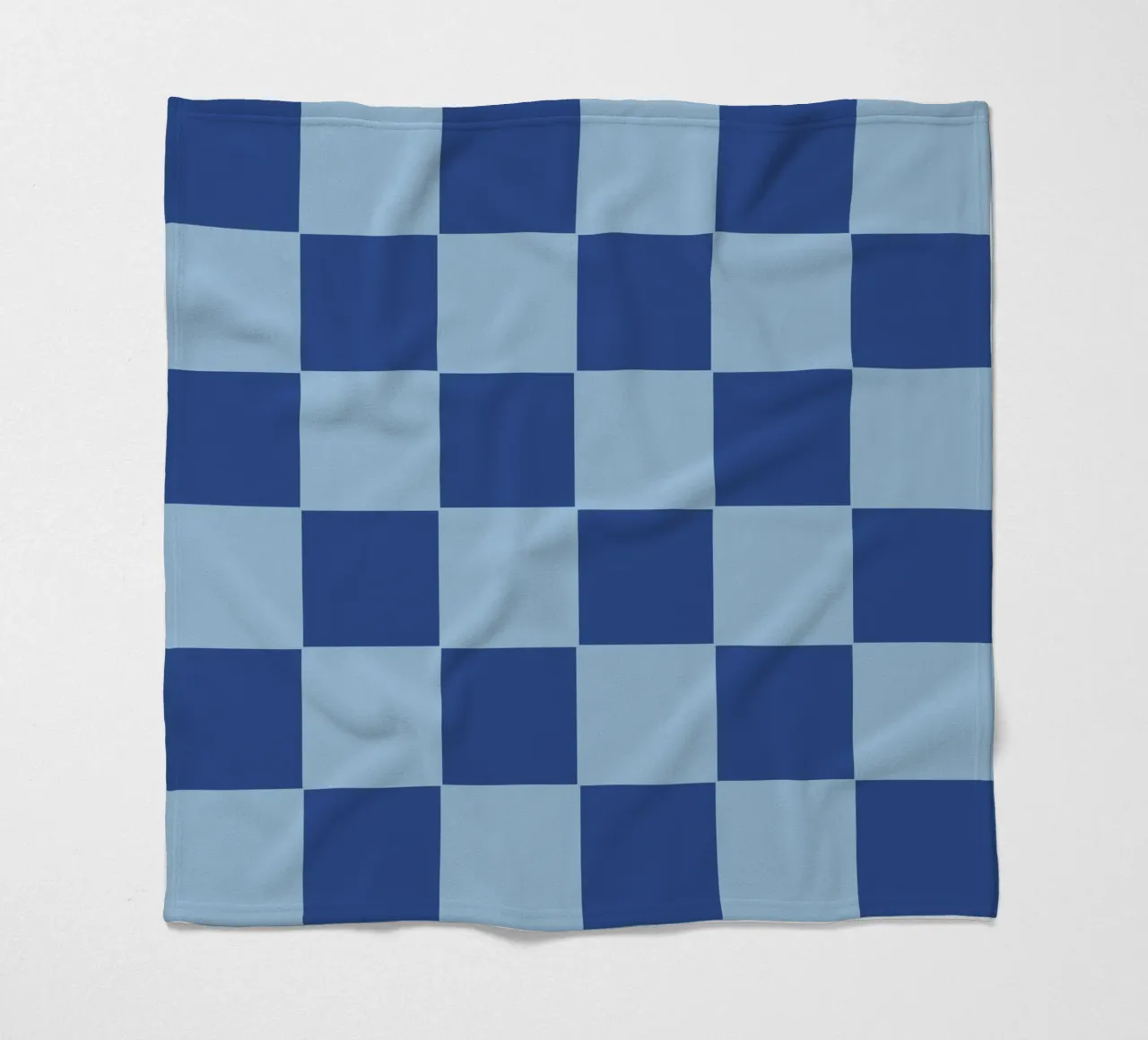 Blue bold eclectic checks coperta in pile da TijanaArtStudio88
