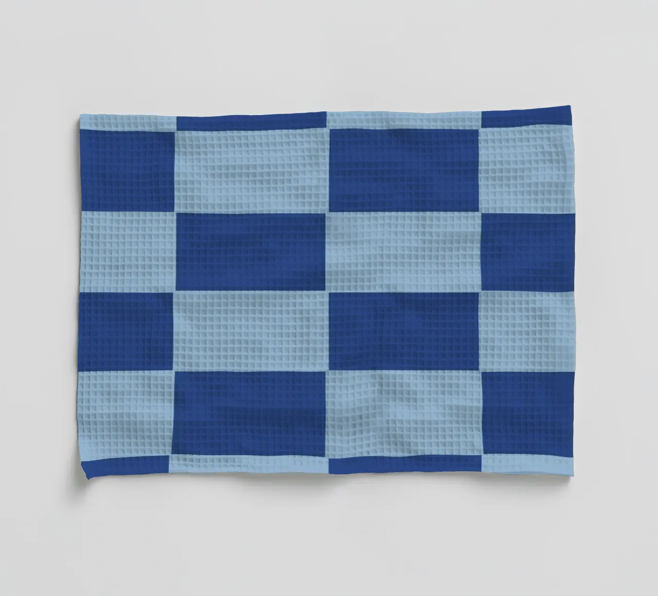 Blue bold eclectic checks canovaccio da cucina da TijanaArtStudio88