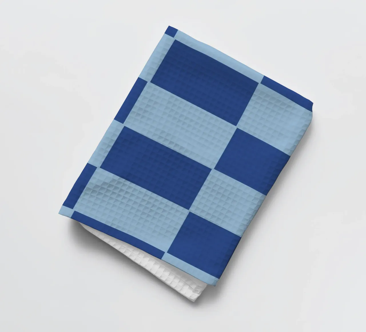 Blue bold eclectic checks canovaccio da cucina da TijanaArtStudio88