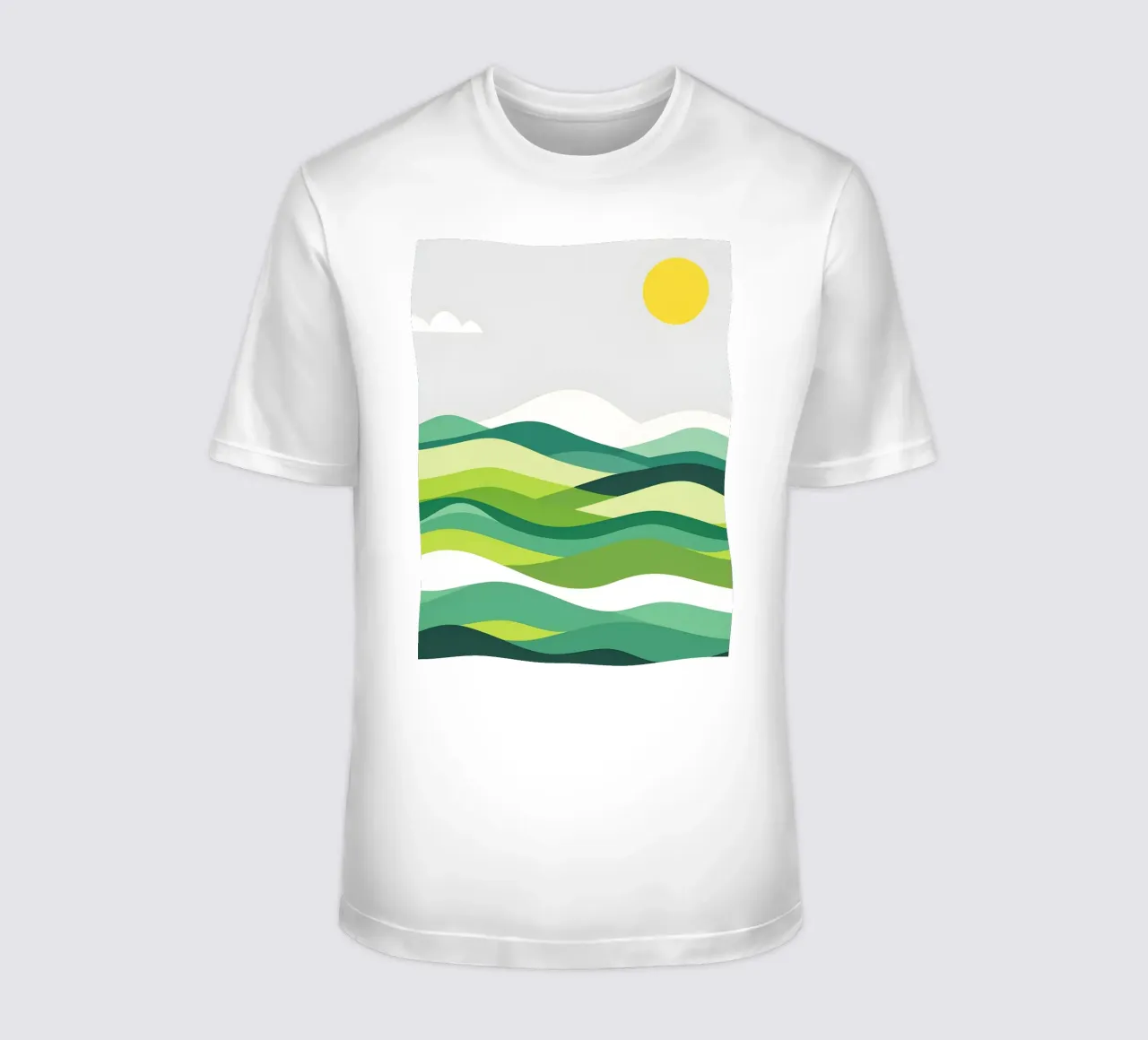 Colline di orizzonte stratificate t-shirt da LIFESTYLE OBJECTS
