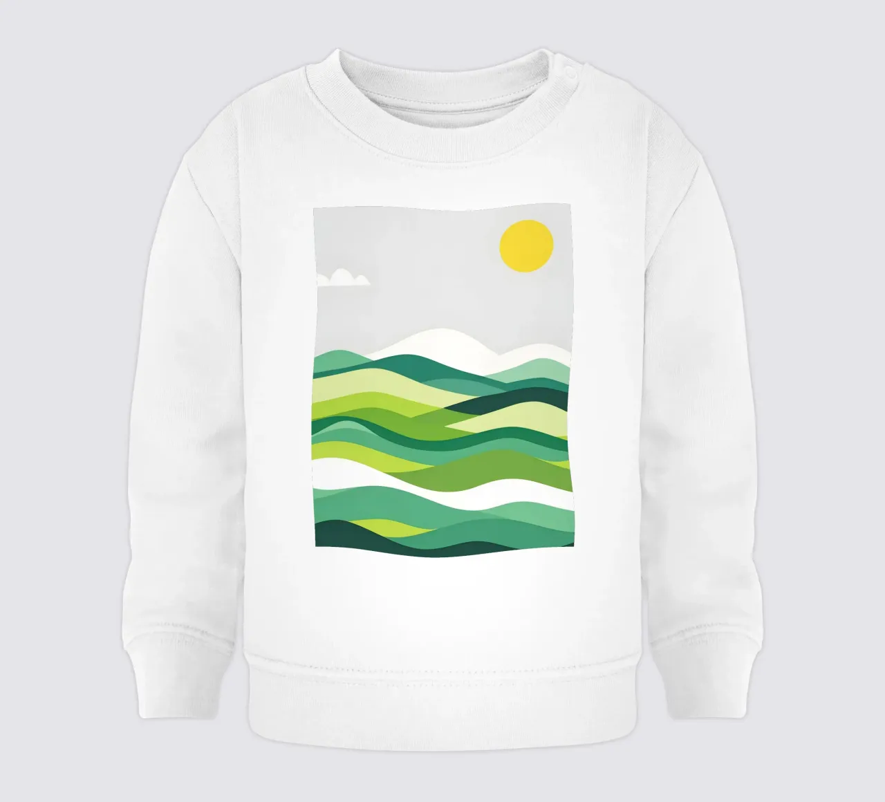 Colline di orizzonte stratificate felpa neonato da LIFESTYLE OBJECTS
