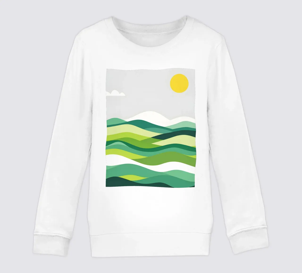 Colline di orizzonte stratificate felpa bambino da LIFESTYLE OBJECTS