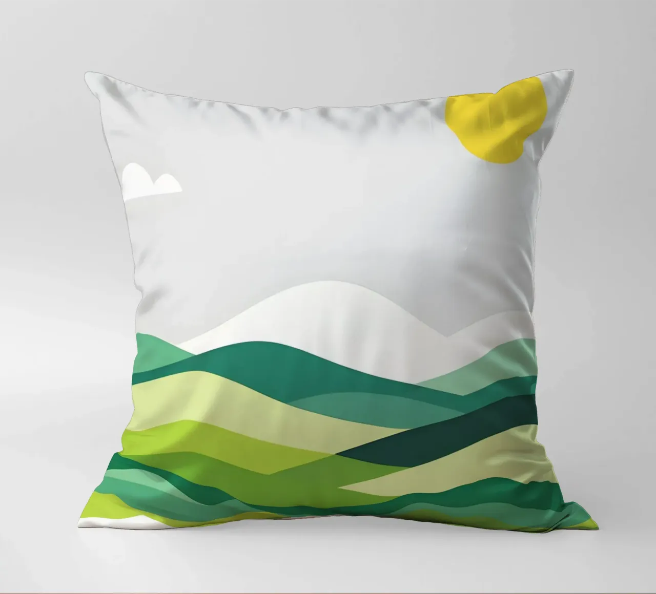 Colline di orizzonte stratificate cuscino da LIFESTYLE OBJECTS