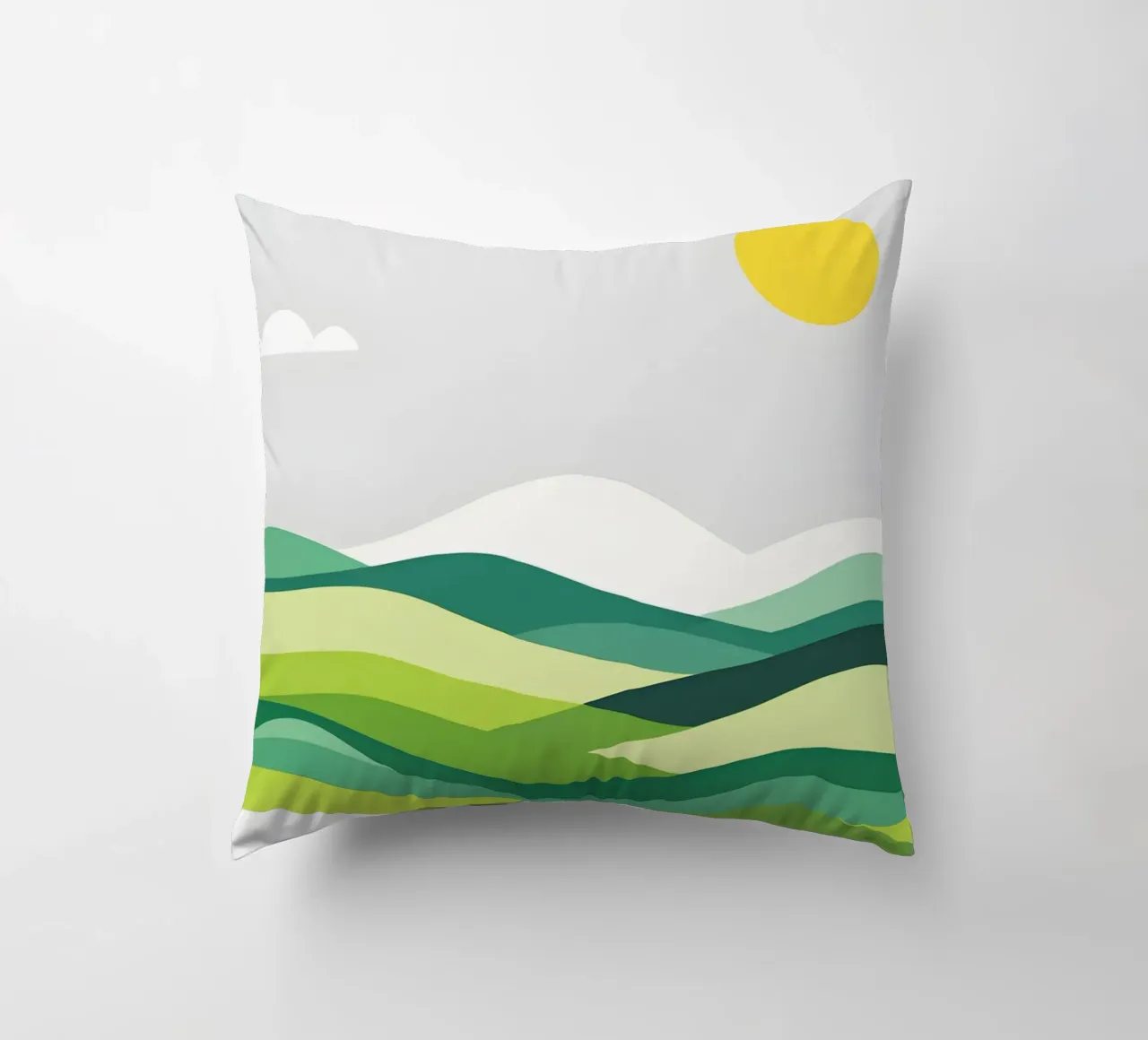 Colline di orizzonte stratificate cuscino da LIFESTYLE OBJECTS