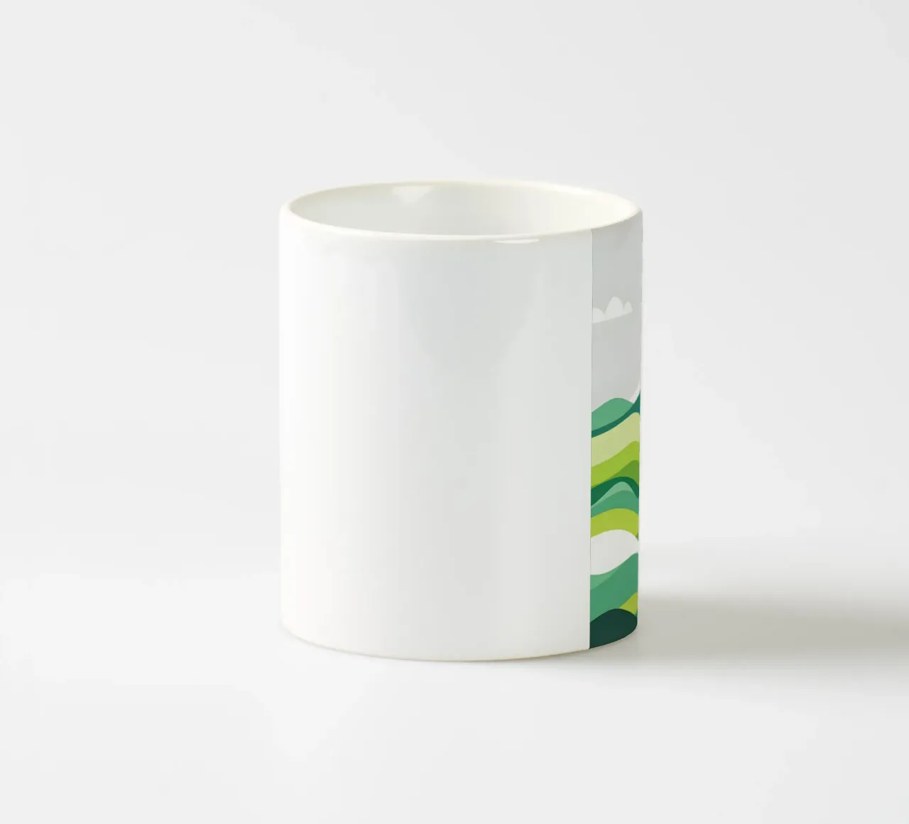 Colline di orizzonte stratificate tazza in ceramica da LIFESTYLE OBJECTS