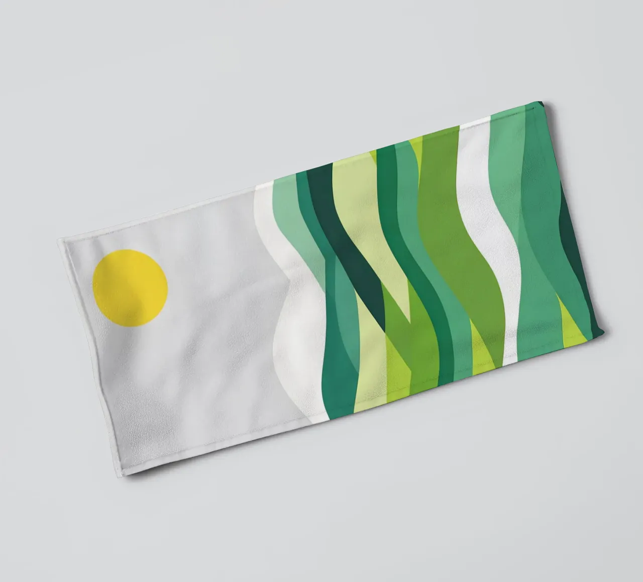 Colline di orizzonte stratificate asciugamano da bagno da LIFESTYLE OBJECTS