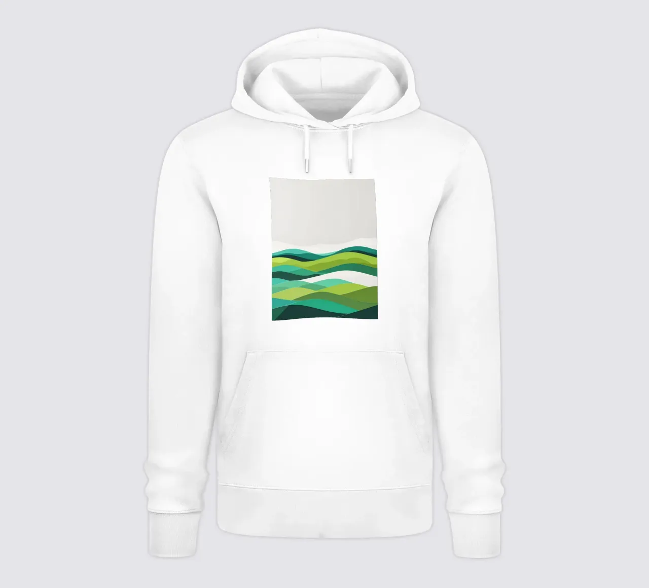 Colline di orizzonte stratificate felpa con cappuccio da LIFESTYLE OBJECTS